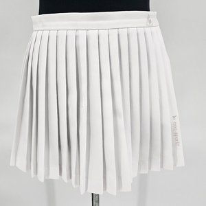 Vintage Le Coq Sportif White Pleated Tennis Skirt SZ 12